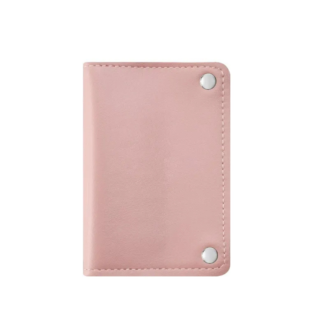 16-Slot Nail Drill Bit Leather Case