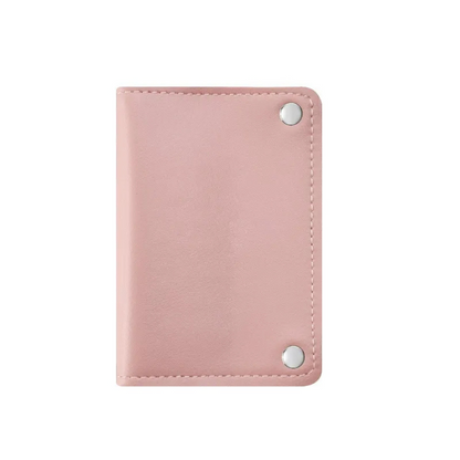 16-Slot Nail Drill Bit Leather Case