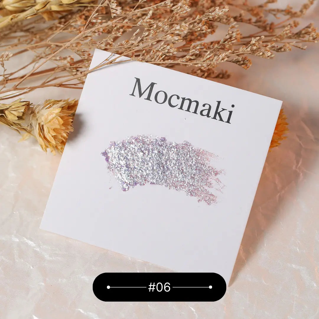 Solid Nail Glitter Polish MOCMAKI