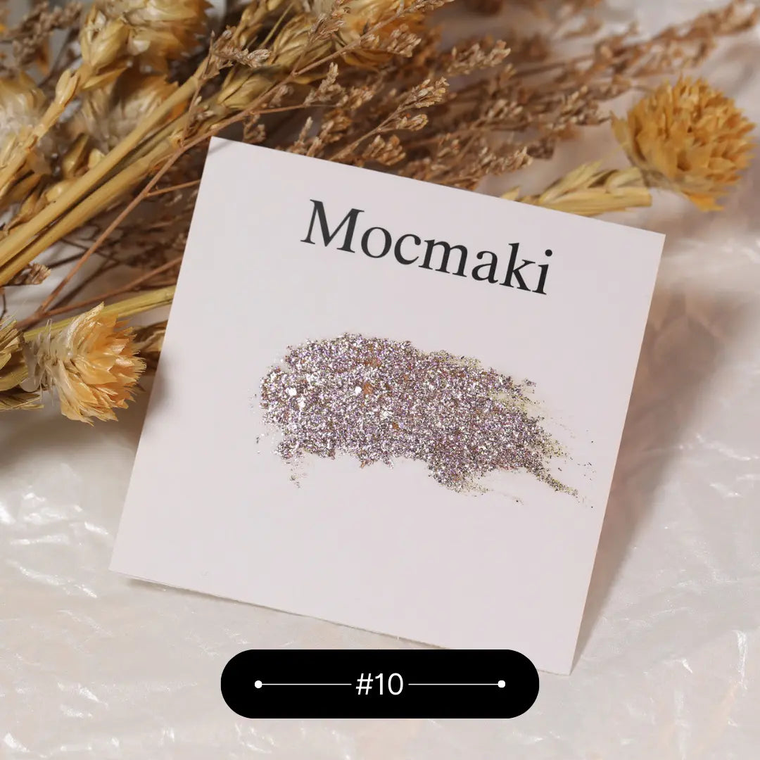 Solid Nail Glitter Polish MOCMAKI