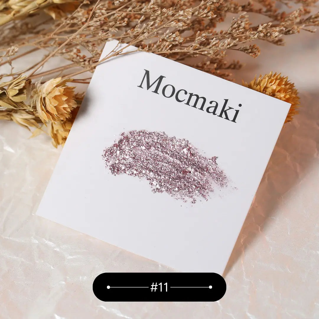 Solid Nail Glitter Polish MOCMAKI