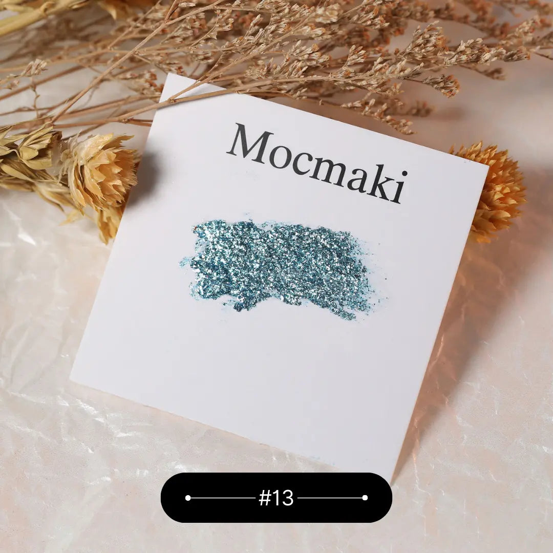 Solid Nail Glitter Polish MOCMAKI