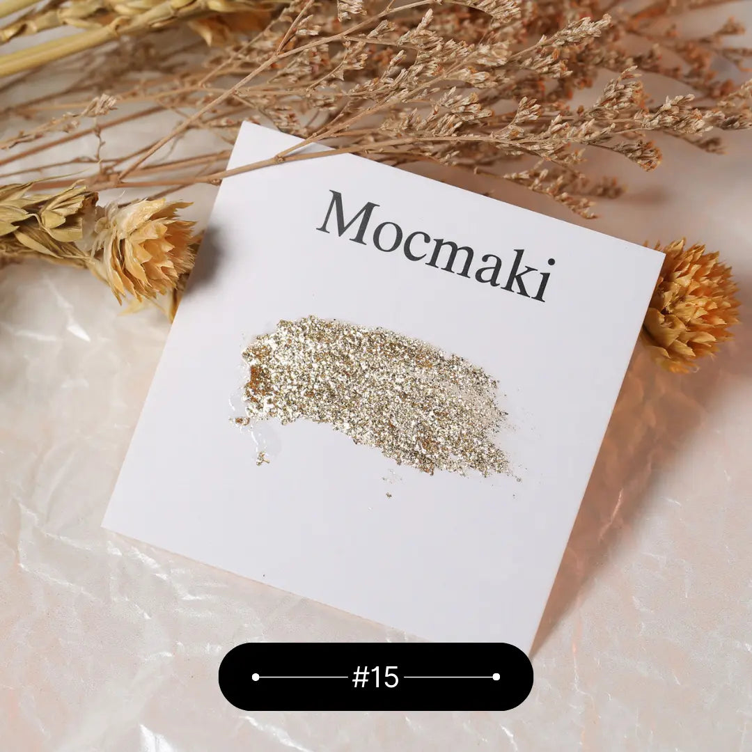 Solid Nail Glitter Polish MOCMAKI