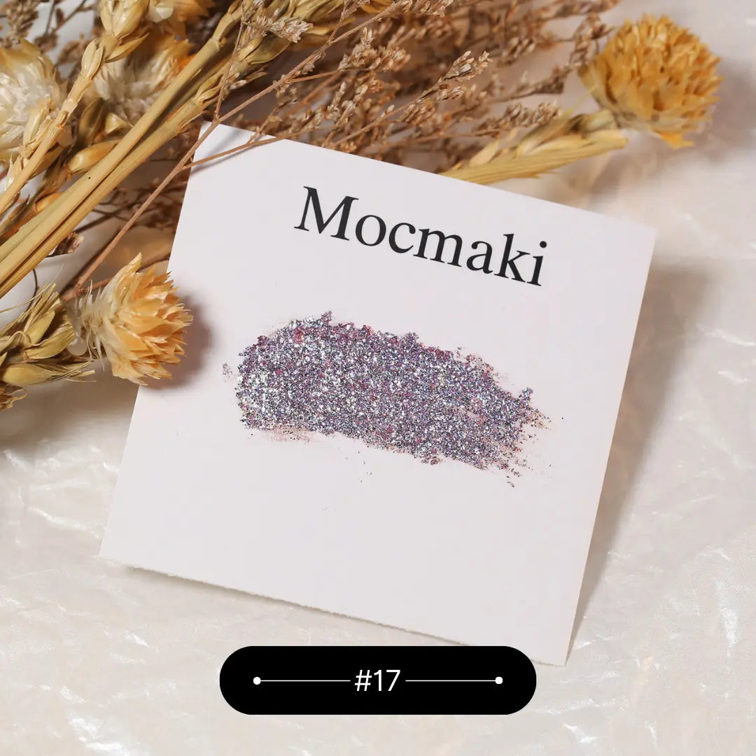 Solid Nail Glitter Polish MOCMAKI