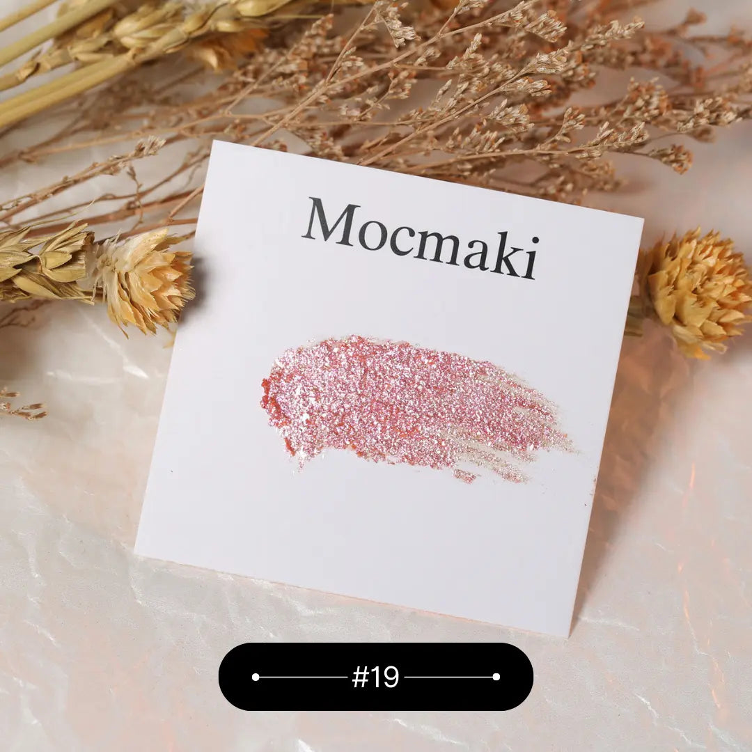 Solid Nail Glitter Polish MOCMAKI