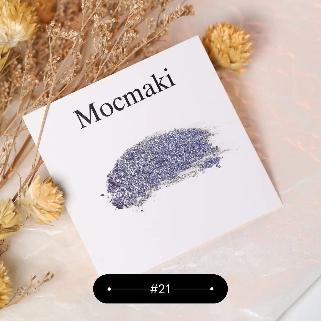 Solid Nail Glitter Polish MOCMAKI