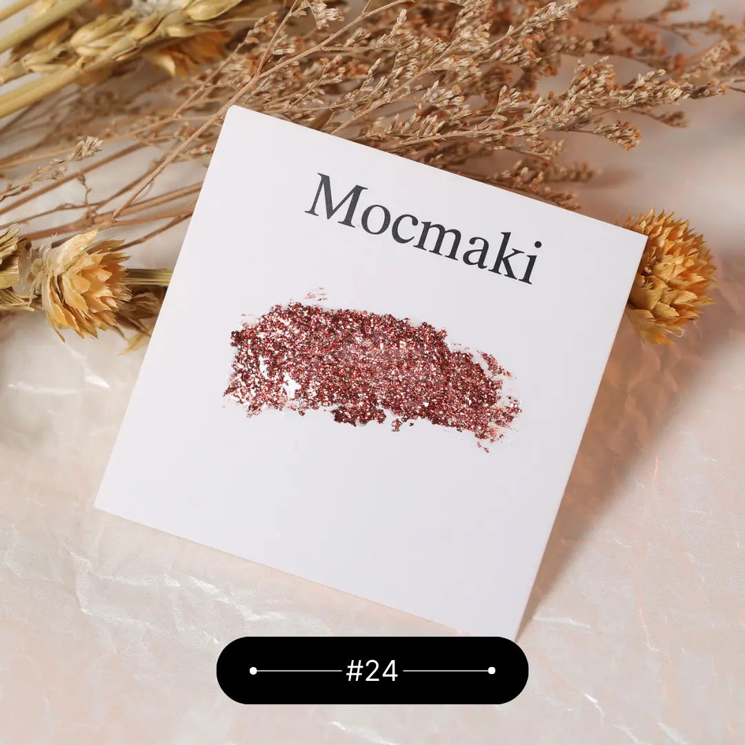 Solid Nail Glitter Polish MOCMAKI