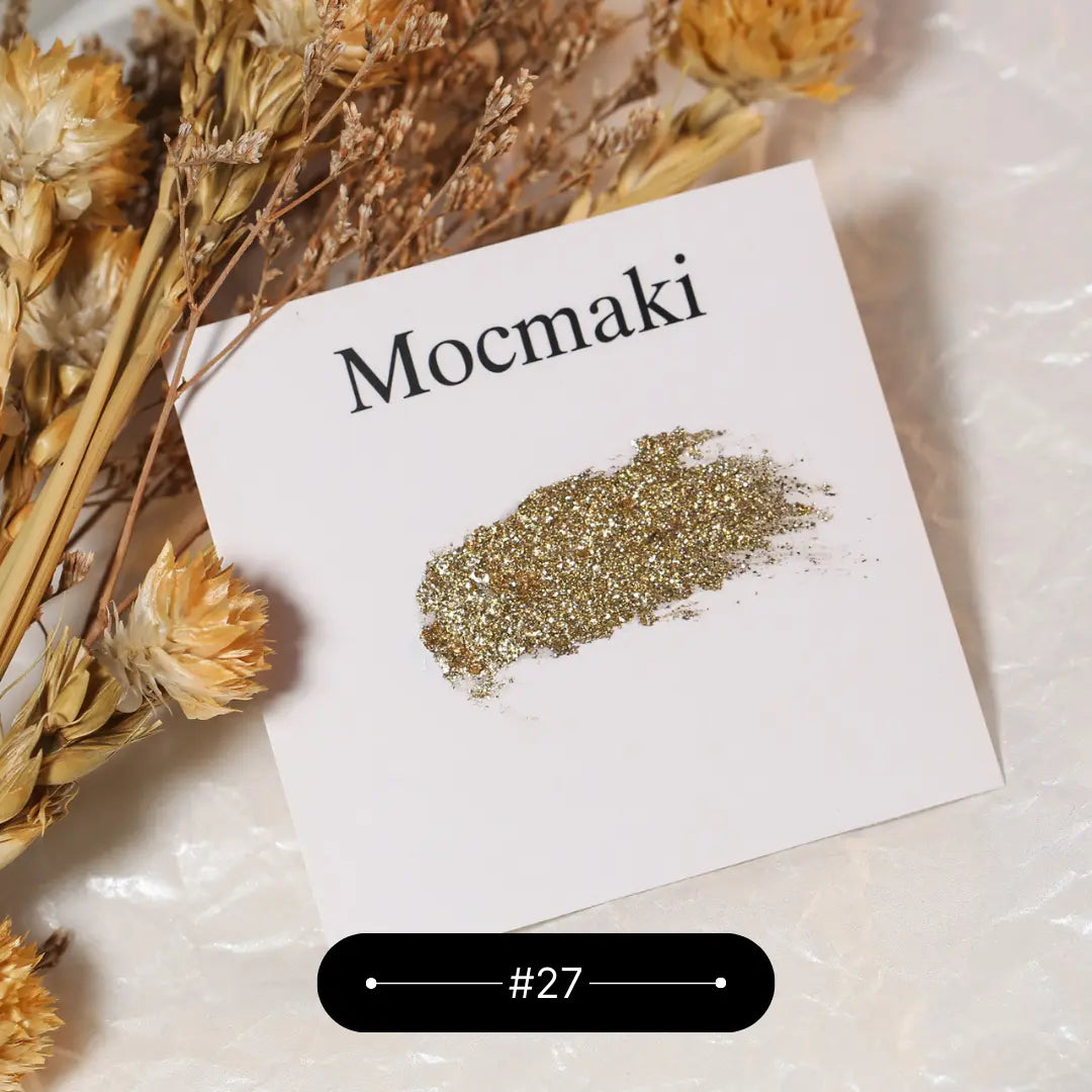 Solid Nail Glitter Polish MOCMAKI