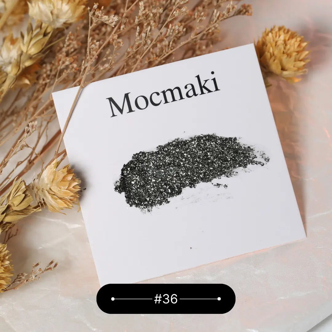 Solid Nail Glitter Polish MOCMAKI