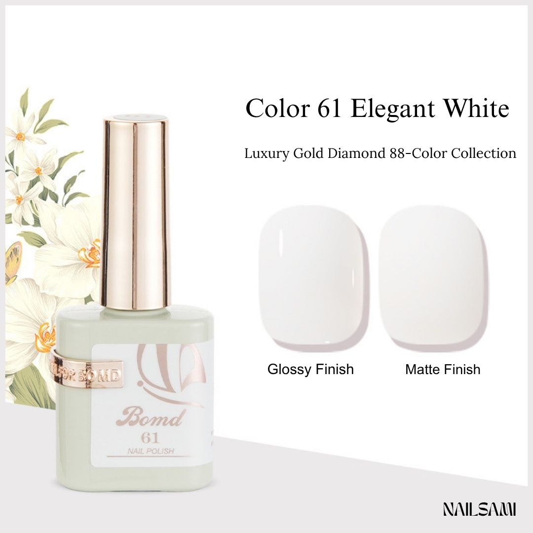 BOMD Gel Polish Elegant White