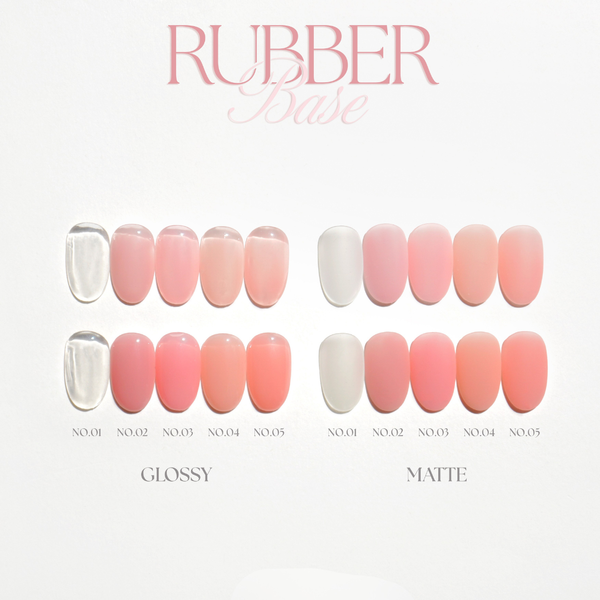 DGEL Rubber Base Gel Mini Set