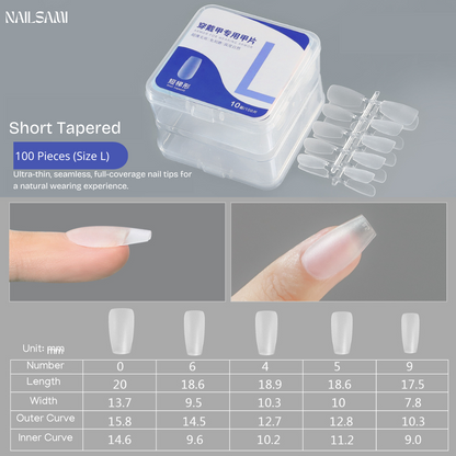 Professional Pre-Shaped Nail Tips All Shapes