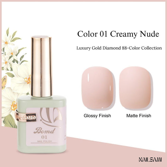 BOMD 88-Color Lux Gel Polish - Individual Bottle