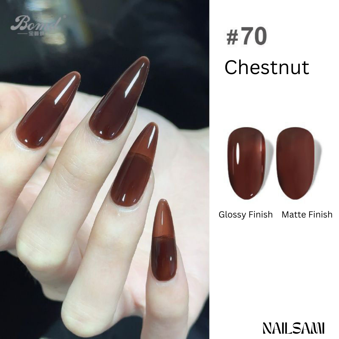 BOMD Sheer Nude Gel Polish Classic 80 Series