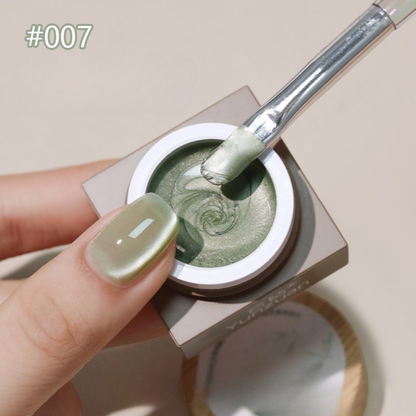 Yunzuan Gel Polish Pearl Jar Set shade 7 color swatch
