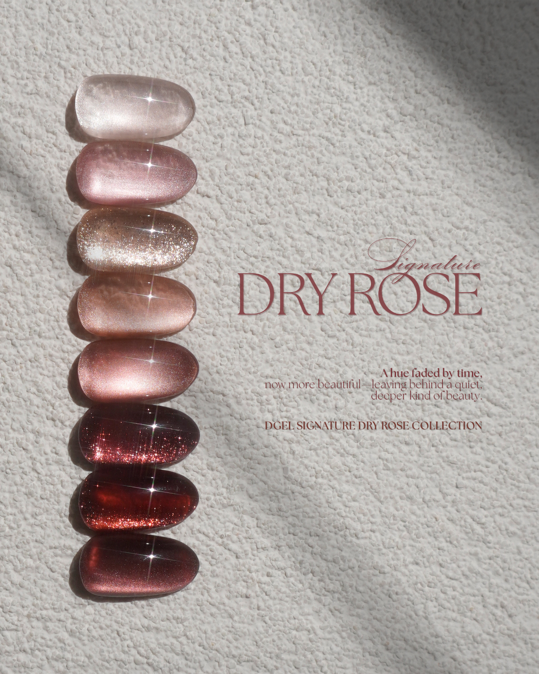 DGEL Signature Dry Rose Collection Color Gel Nail
