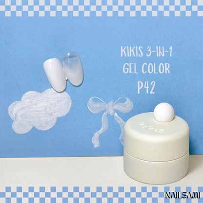 Kikis 3-In-1 Solid Macaron Gel Polish