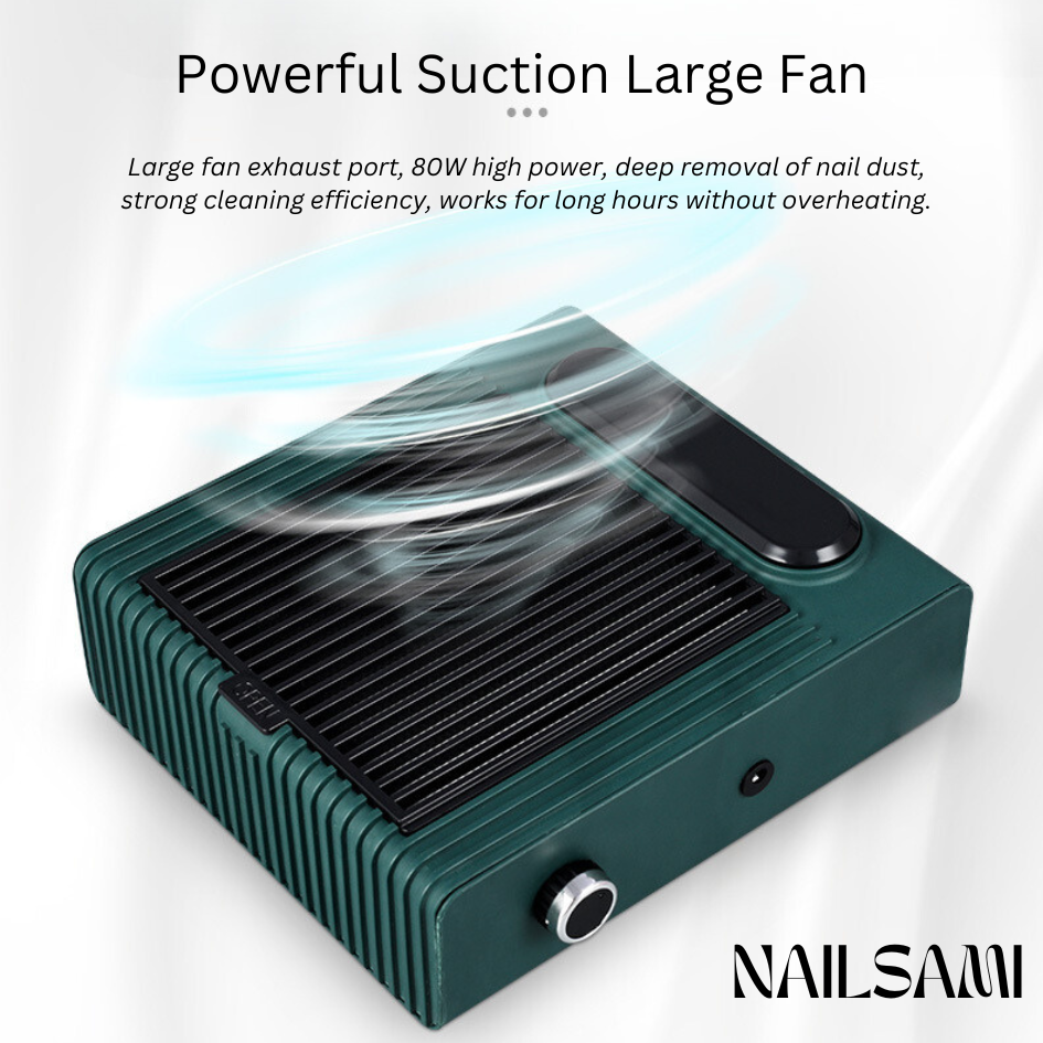 Adjustable Speed Reusable Japanese-Style Nail Dust Collector