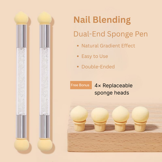 Professional Dual-Ended Gradient Sponge Pen