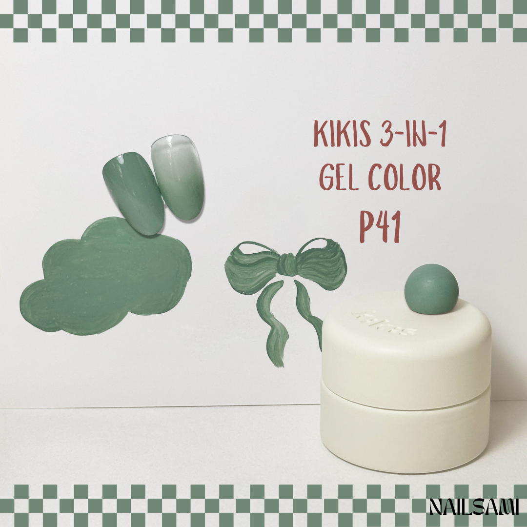 Kikis 3-In-1 Solid Macaron Gel Polish