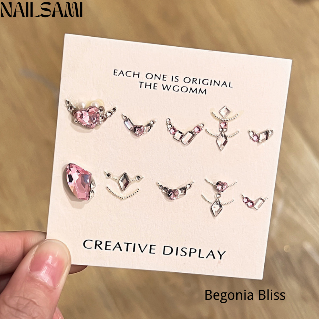 Gemstone Nail Charm DIY Kit for Press-on