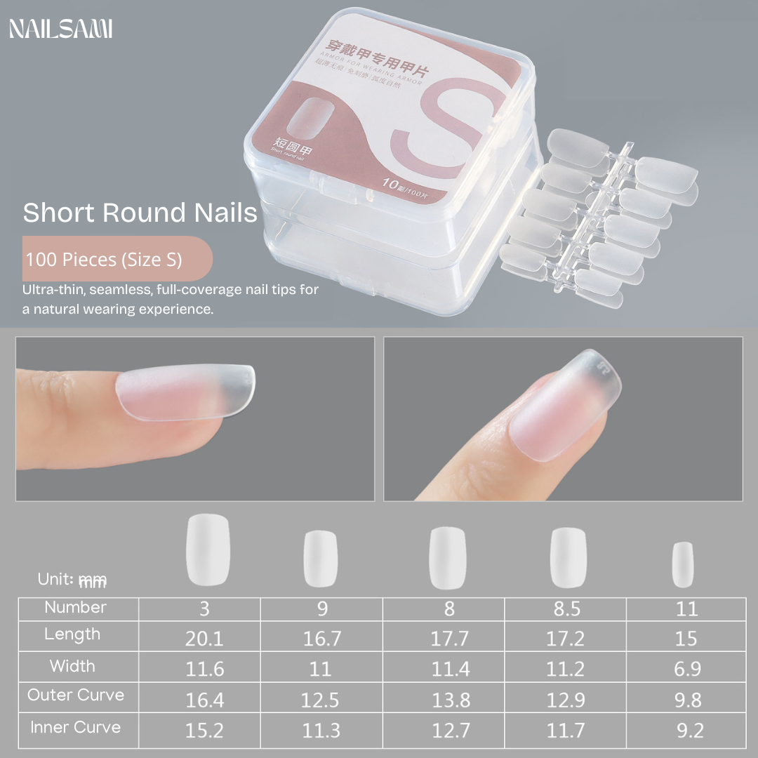 Professional Pre-Shaped Nail Tips All Shapes