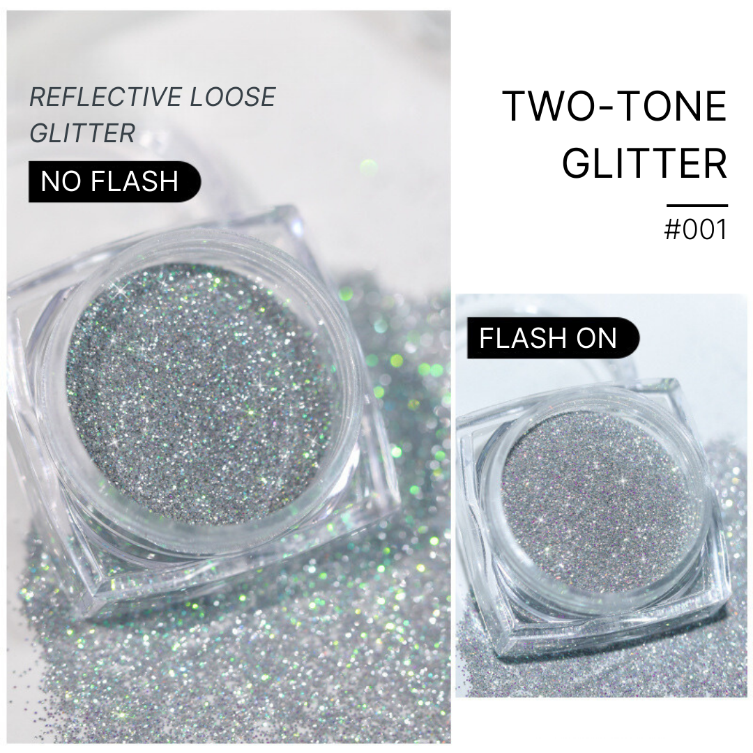 Two-Tone Loose Glitter Fulfilled by NAILSAMI