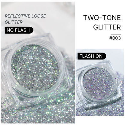 Two-Tone Loose Glitter Fulfilled by NAILSAMI