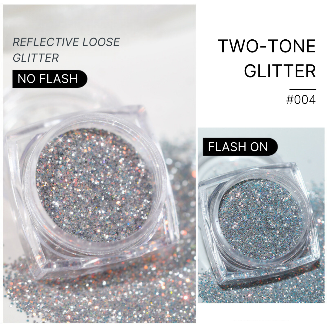 Two-Tone Loose Glitter Fulfilled by NAILSAMI