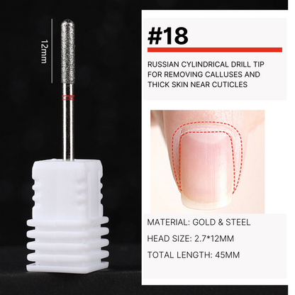 "Silver Nail Drill, sleek and stylish, with versatile functions for manicure, pedicure, and nail enhancement services."