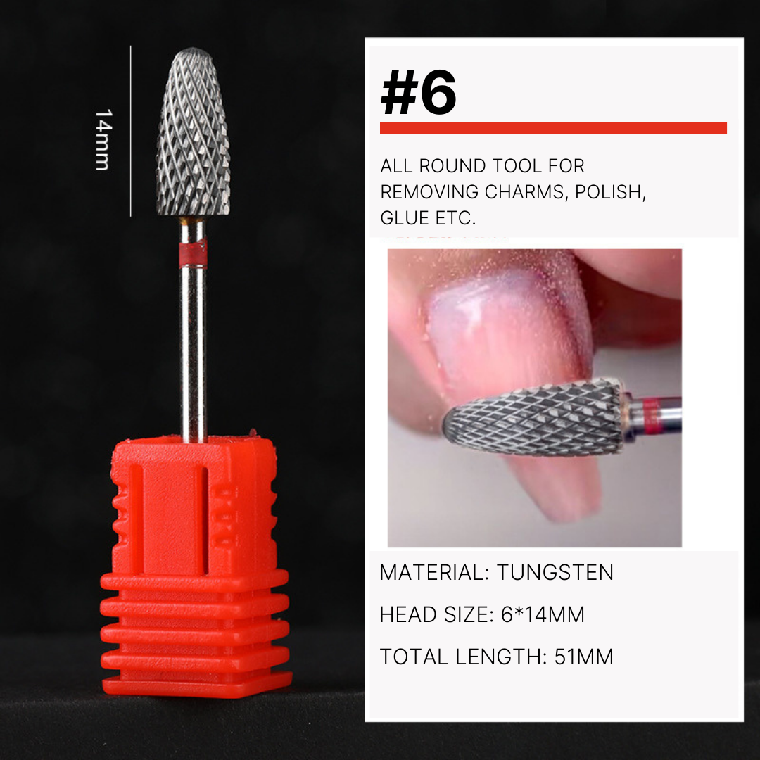 "Diamond Bit Nail Drill, offers superior durability and precision for professional-grade nail filing and engraving."