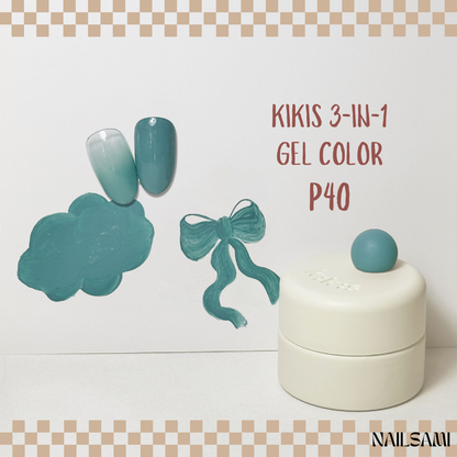 Kikis 3-In-1 Solid Macaron Gel Polish