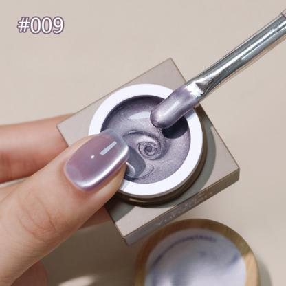 Yunzuan Gel Polish Pearl Jar Set shade 9 color swatch
