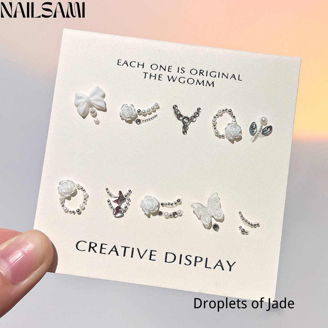 Gemstone Nail Charm DIY Kit for Press-on