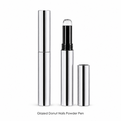 Glazed Donut Nails Powder Pen with twist-off cap