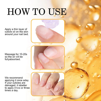 Nail nutrient solution moisturizing natural dried flower nutrient solution anti-inflammatory cuticle softening nail care NAILSAMI