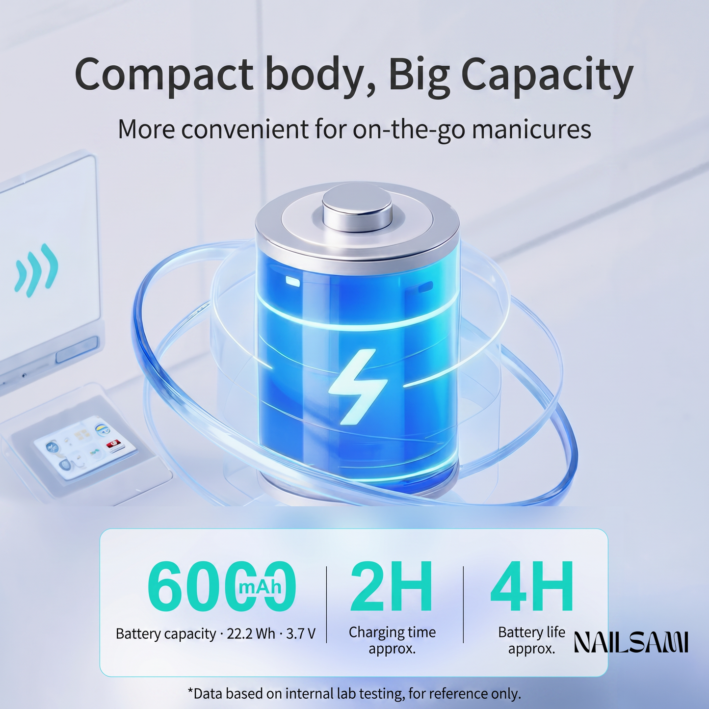 AMDMG M5 mini nail lamp image 2