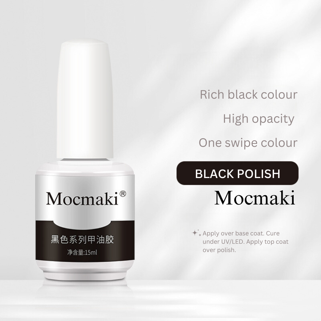 MOCMAKI Black and White Gel Polish MOCMAKI