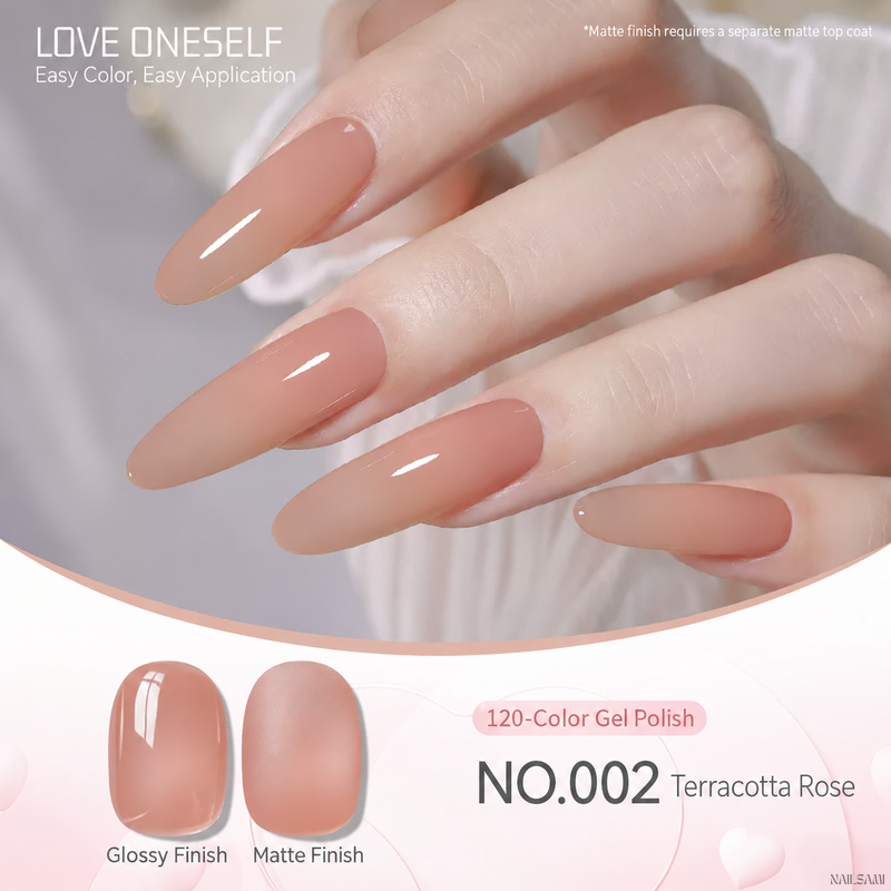 BOMD gel polish NO.002 Terracotta Rose