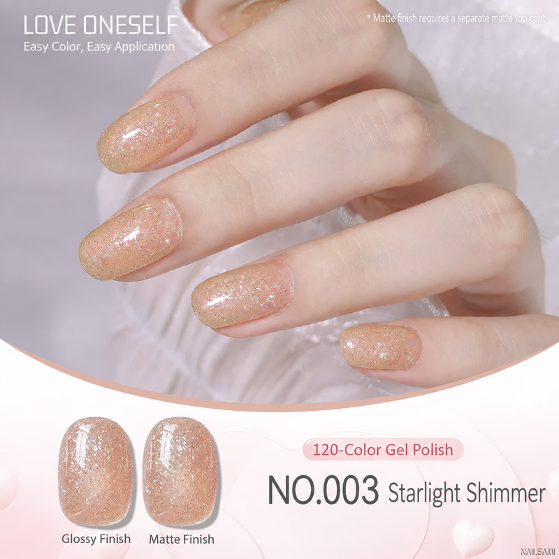 BOMD gel polish NO.003 Starlight Shimmer