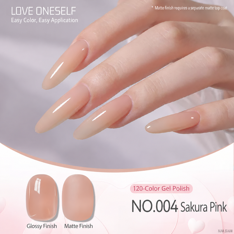 BOMD gel polish NO.004 Sakura Pink