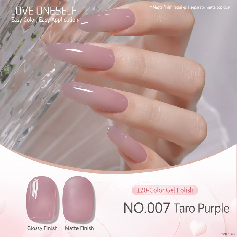 BOMD gel polish NO.007 Taro Purple