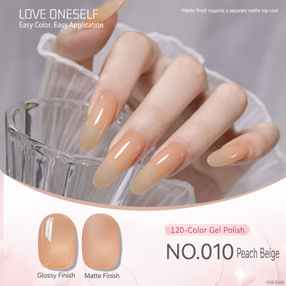 BOMD gel polish NO.010 Peach Beige