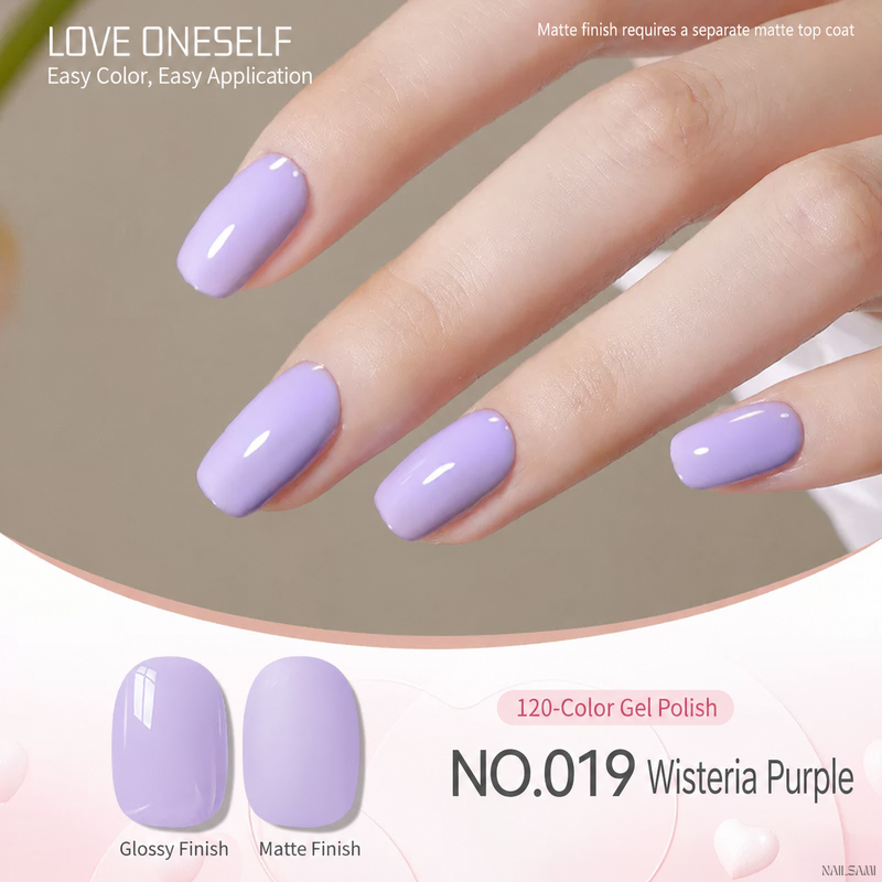 BOMD gel polish NO.019 Wisteria Purple
