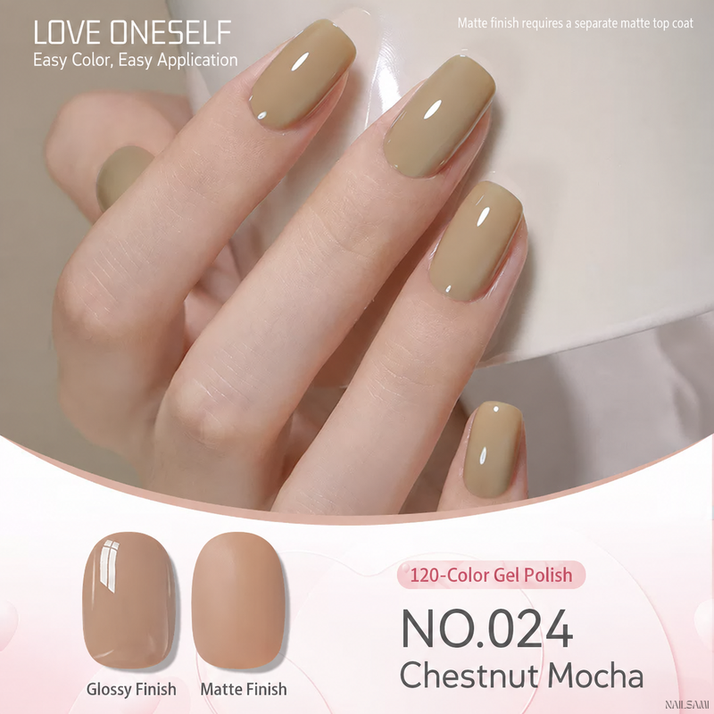 BOMD gel polish NO.024 Chestnut Mocha