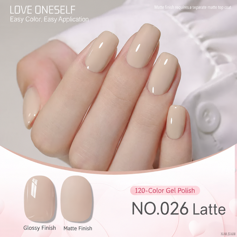 BOMD gel polish NO.026 Latte