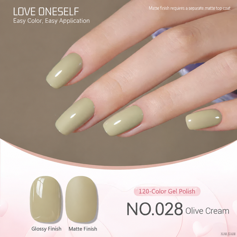 BOMD gel polish NO.028 Olive Cream