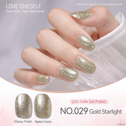 BOMD gel polish NO.029 Gold Starlight