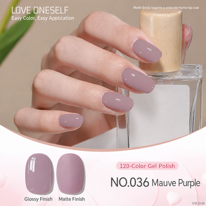BOMD gel polish NO.036 Mauve Purple