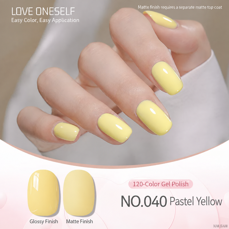 BOMD gel polish NO.040 Pastel Yellow